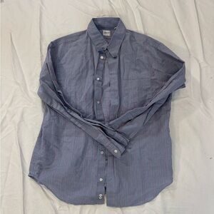 Armani Collezioni Blue and Red Striped Shirt